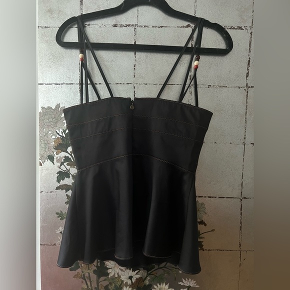 Roberto Cavalli Silk Peplum Top - Picture 5 of 7